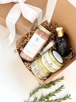 Uplifting Rosemary Mint Gift Set - Earth Elements Soapworks 