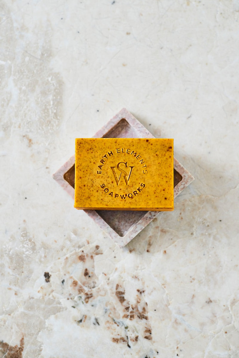 BERGAMOT + SWEET ORANGE WITH ANNATTO SOAP - Earth Elements Soapworks 