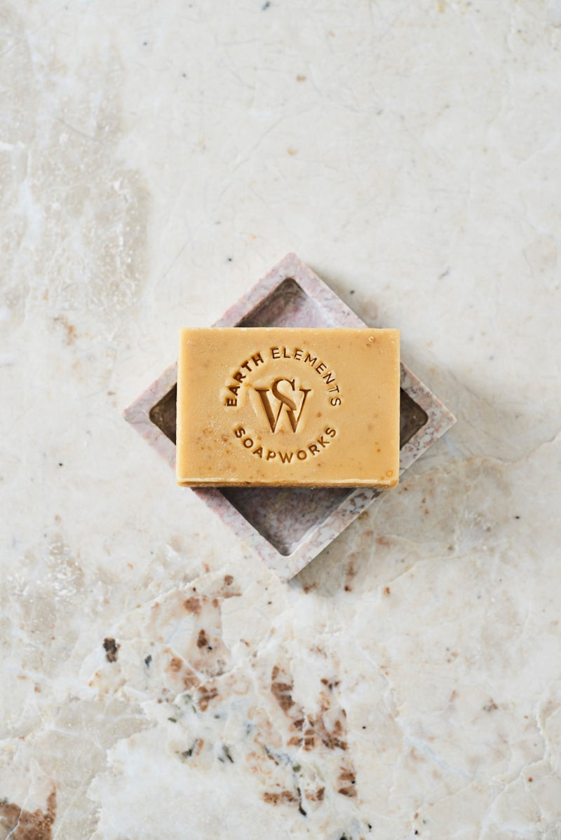 GOATSMILK + OATMEAL WITH HONEY SOAP - Earth Elements Soapworks 