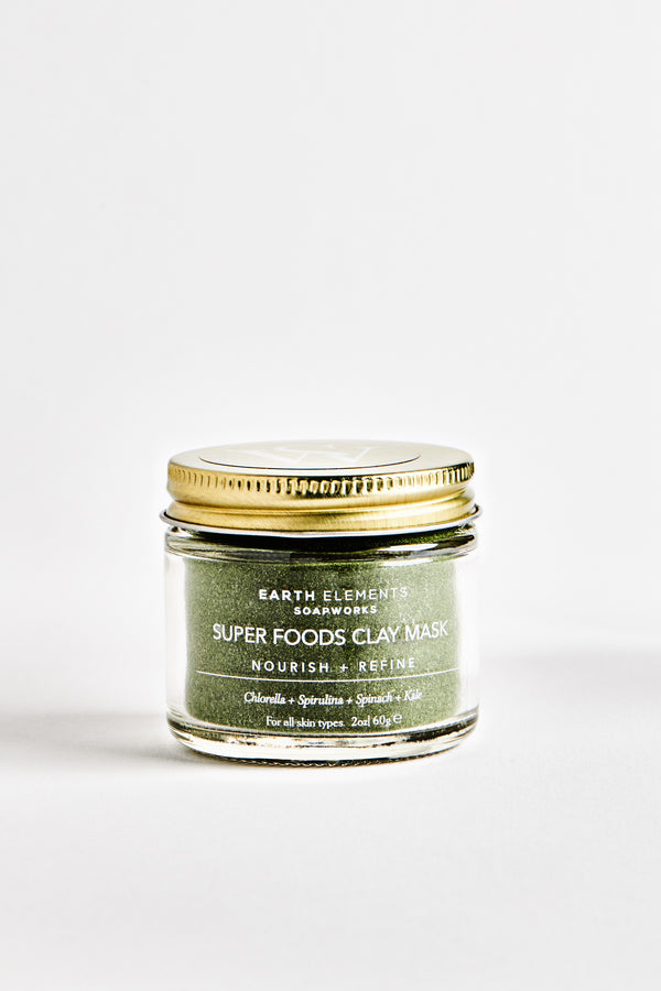 SUPERFOODS- SKIN REFINING FACIAL MASK - Earth Elements Soapworks 