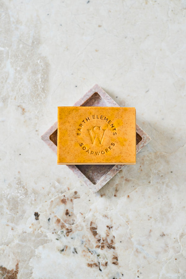 TURMERIC + CARROT WITH HONEY SOAP - Earth Elements Soapworks 